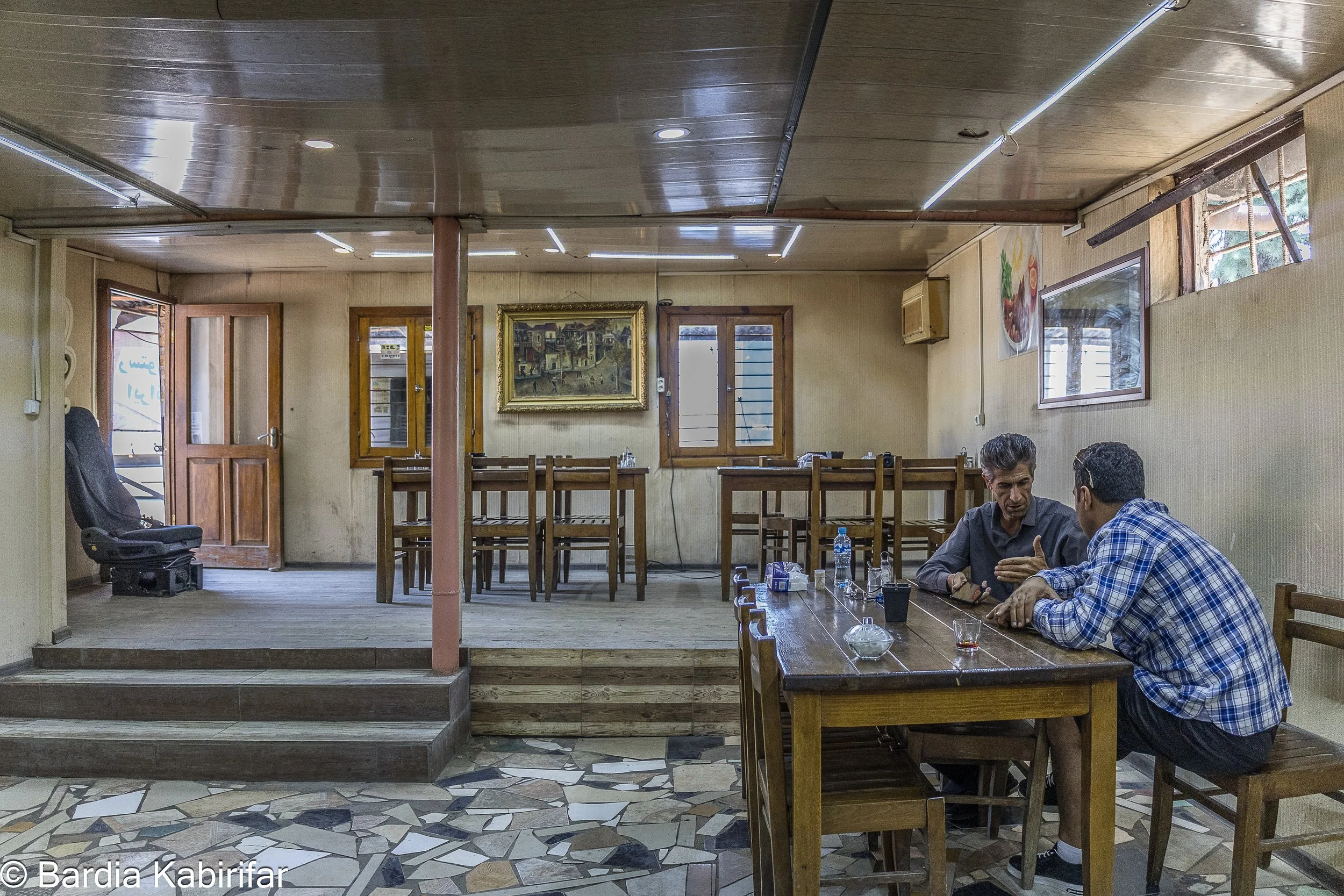 After unloading their goods, drivers may spend several days at this place before they receive another load of goods to transfer. Waiting for an unknown period of time while being far away from their beloved ones is quite formidable; many of them can'