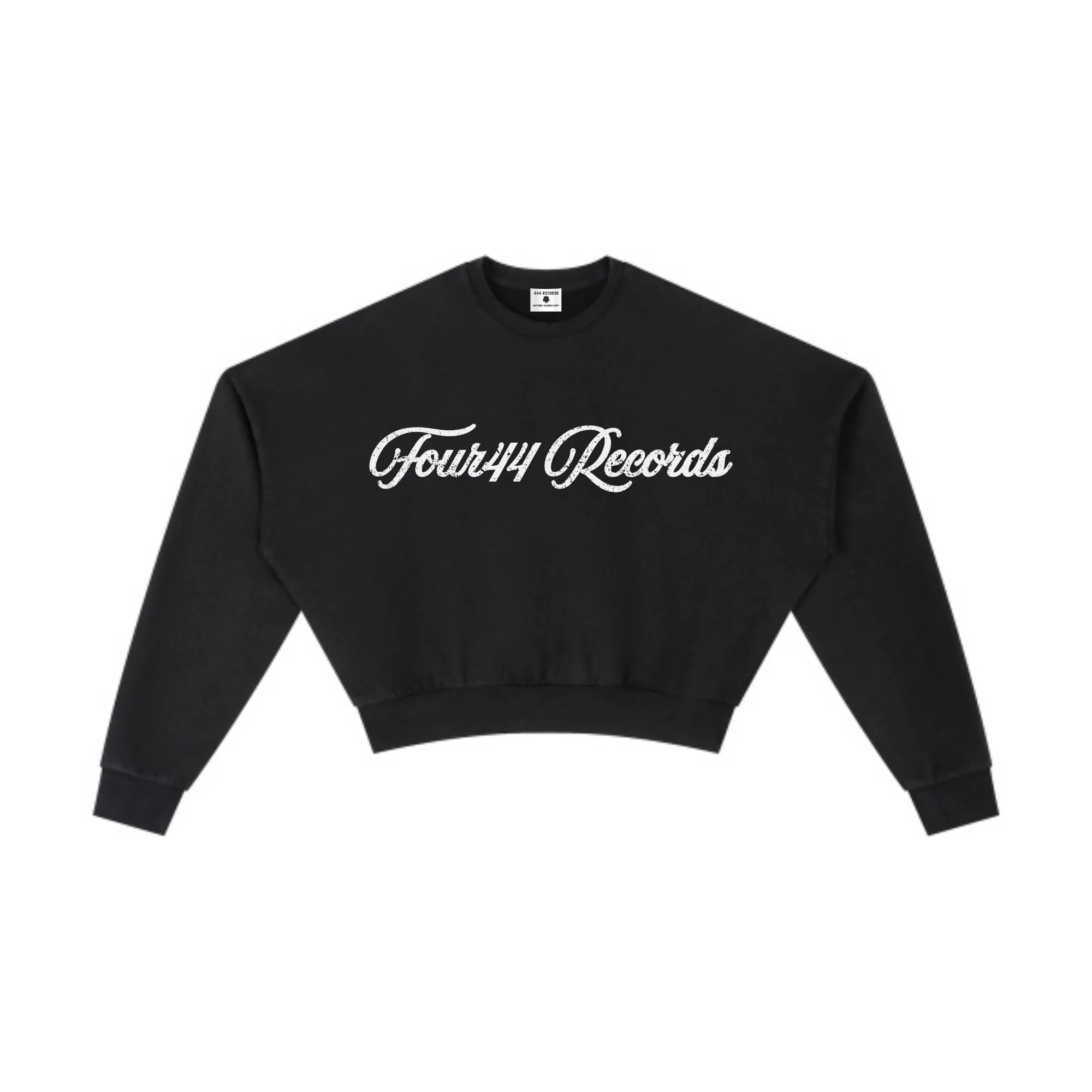 WOMENS- FOUR44 RECORDS CROPPED SWEATSHIRT