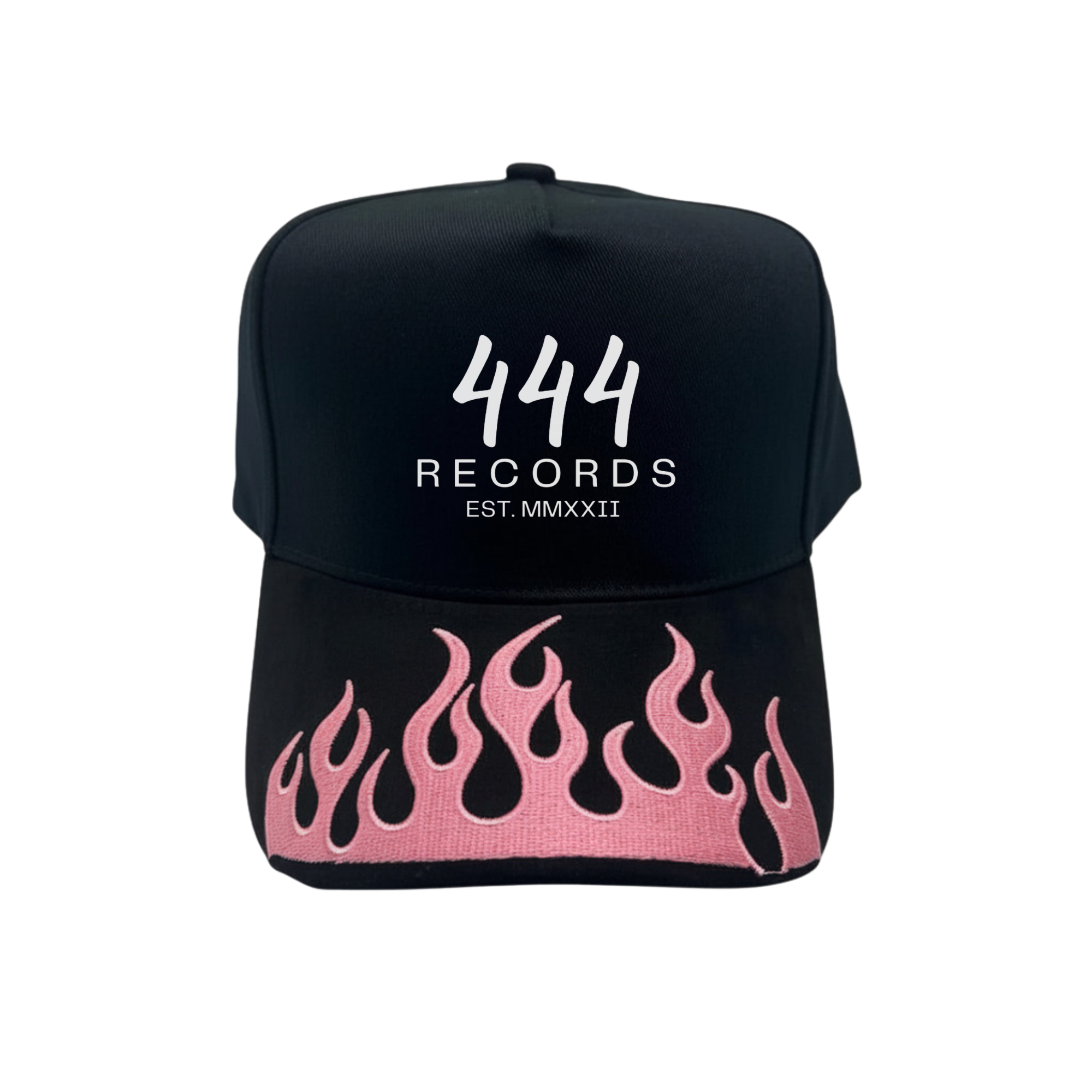444 PINK FLAME HAT- K FRAME
