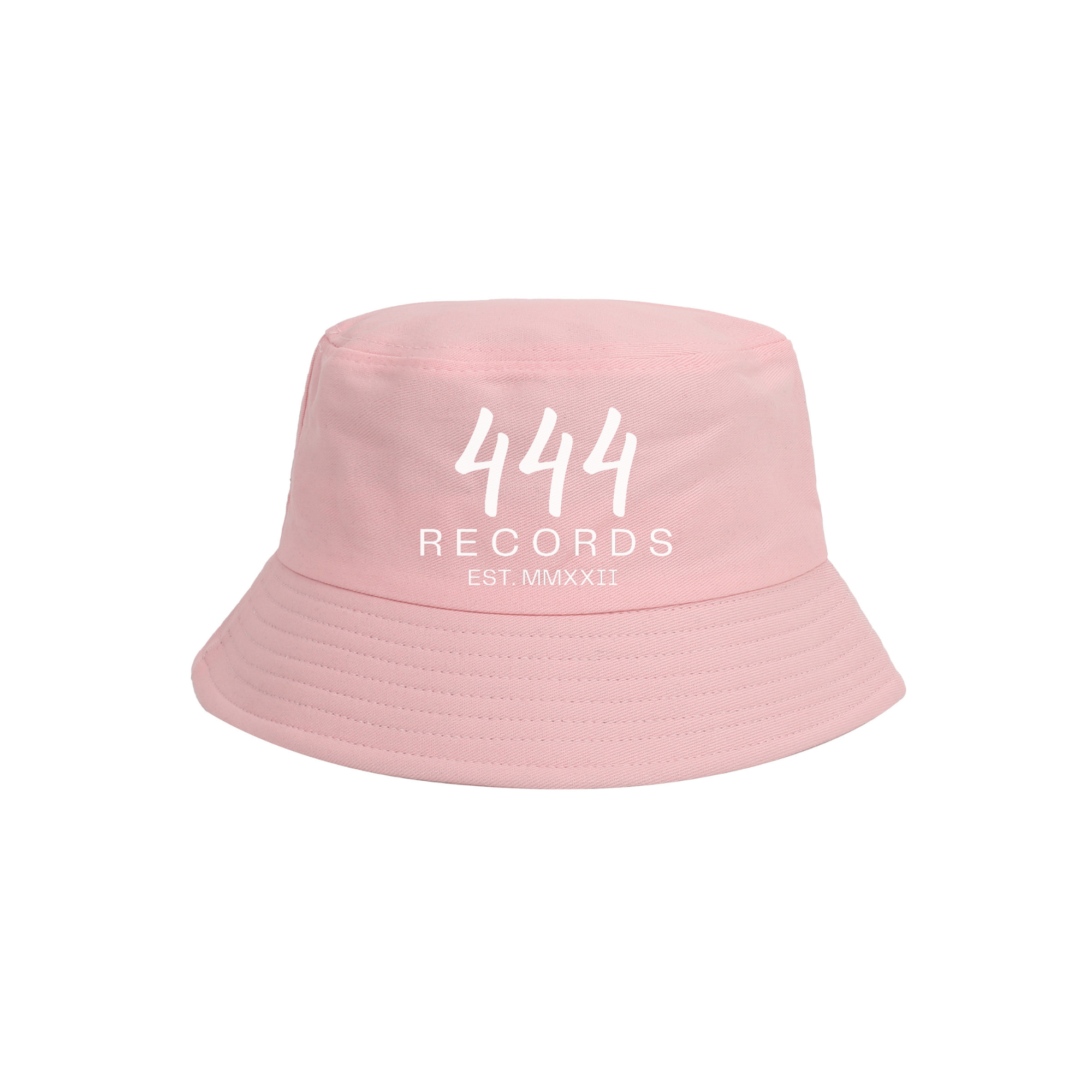444 RECORDS PINK BUCKET HAT