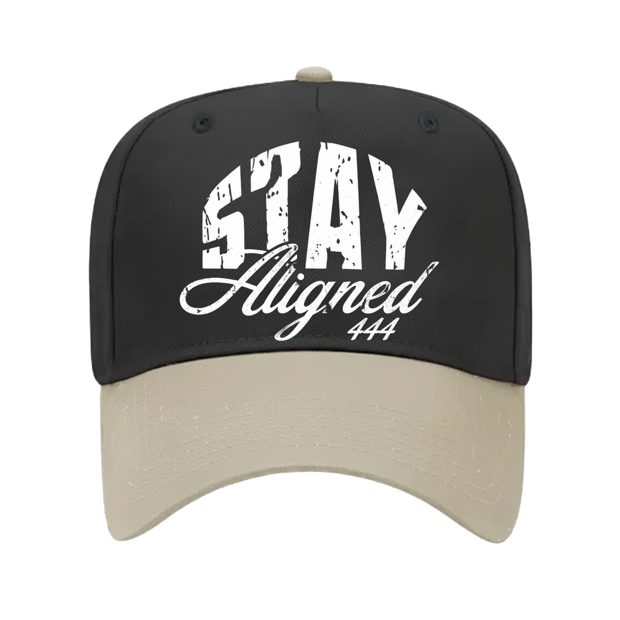 BLACK & KHAKI BASEBALL CAP