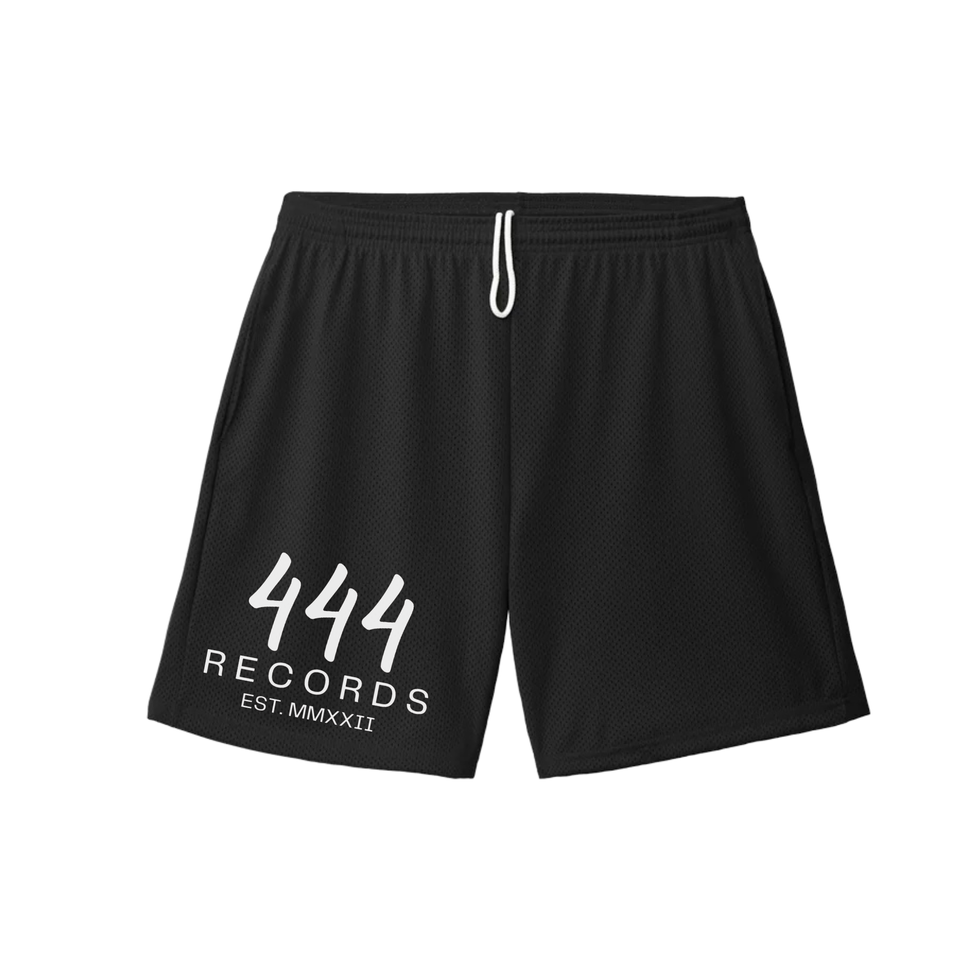 444 RECORDS MESH SHORTS