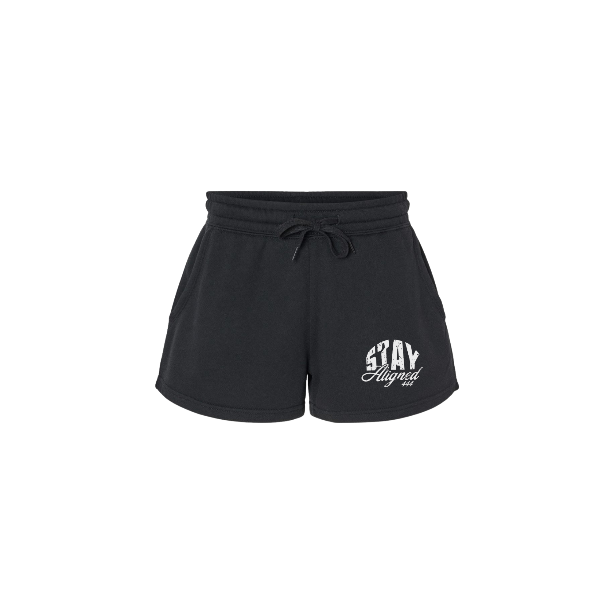 WOMENS BLACK LIGHTWEIGHT SHORTS