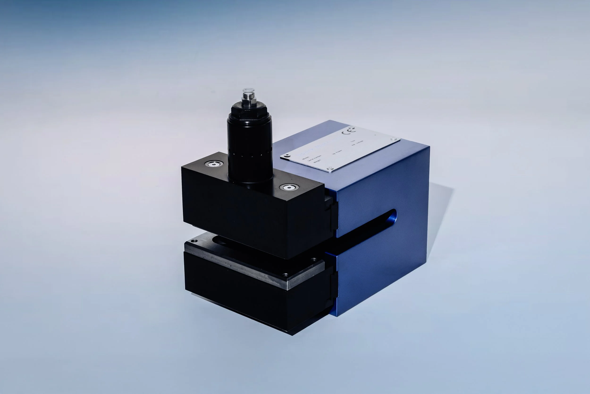 Model PU14 side unit for shaped and circular MACRO HOLES from Ø Min. 1mm to Ø Max. 50mm