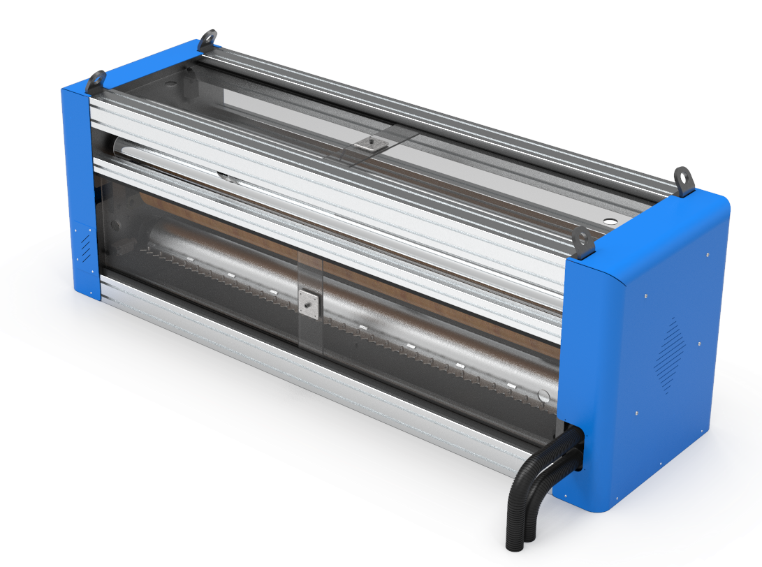 Model PC200 to make Cross pre-cuts on moving film at customizable distances
