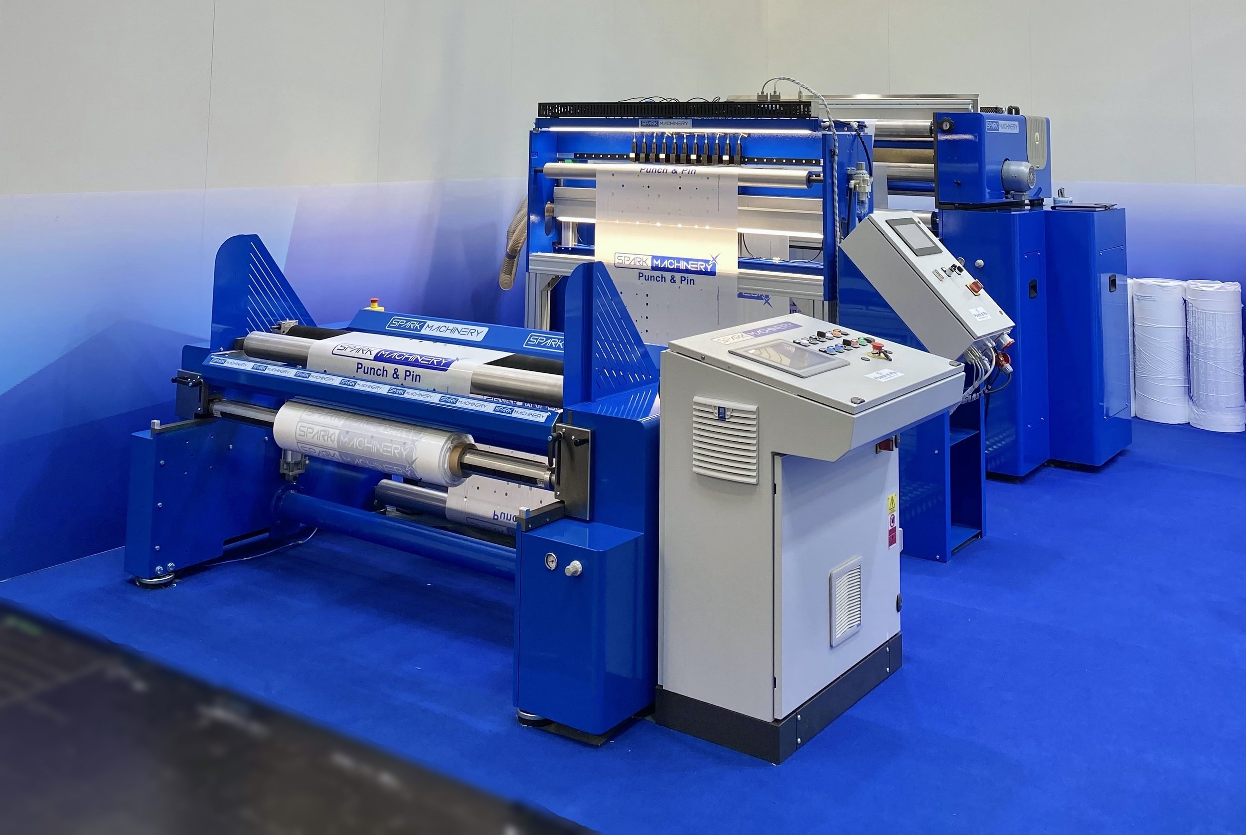 Linea completa svolgitore - ribobinatore