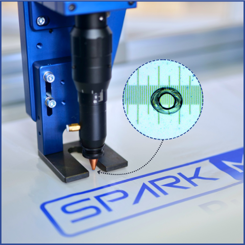 Spark Machinery Laserkopf mit Loch