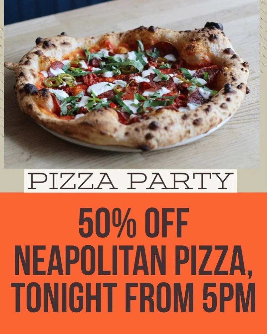 Pay day + half term = the perfect excuse ๐
*Half price Neapolitan pizzas — tonight from 5pm!
Join us for our Pay Day Pizza Party at Scott’s All Day — from classic Margheritas to our Lamb Merguez & Feta Whip we’ve got so