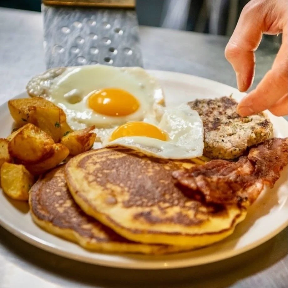 Pancake day. Tuesday. Open from 9am. You know the drill. See you then for a Lumberjack! 🥞