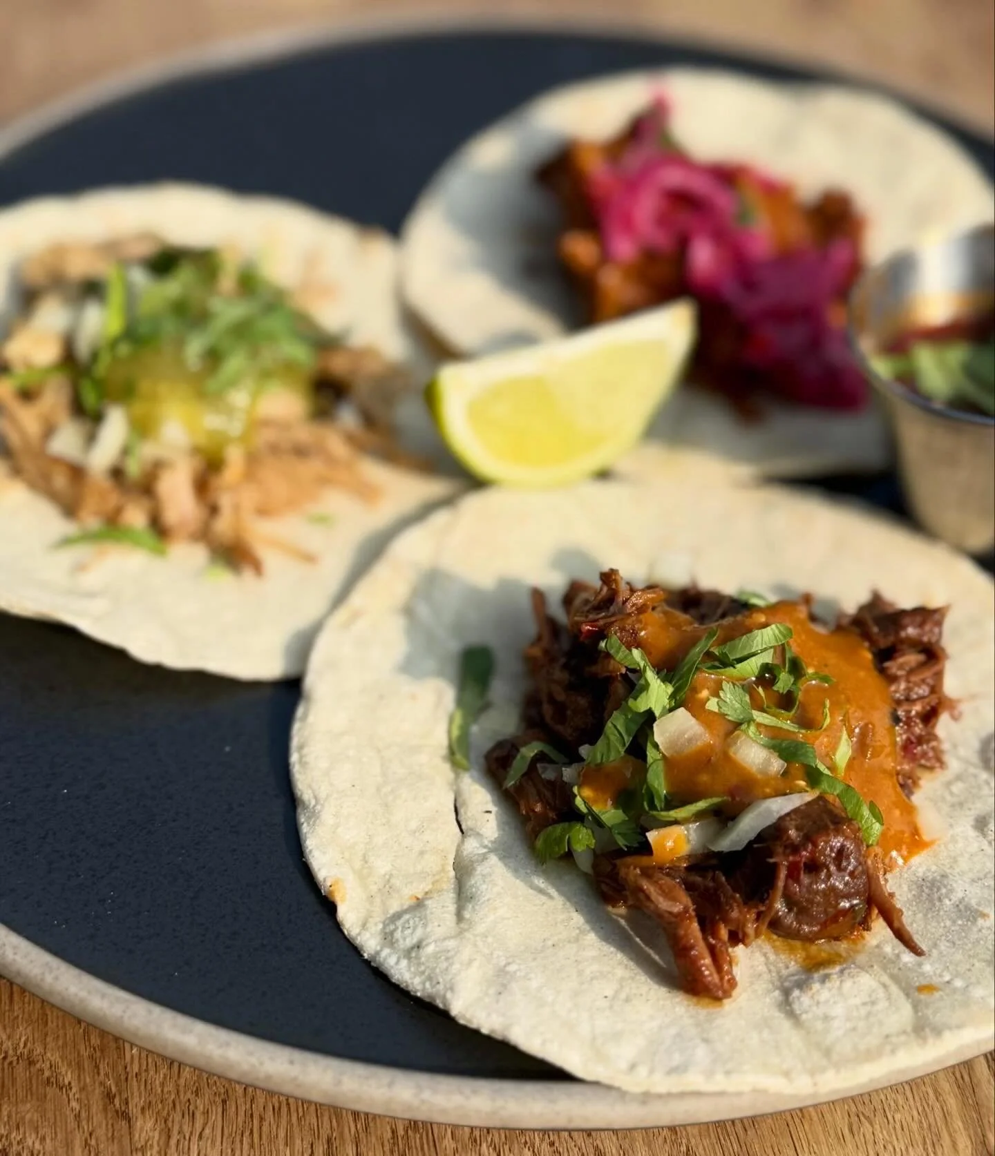 Tacos from 17:00 tomorrow! Book now using the link in our bio 🇲🇽