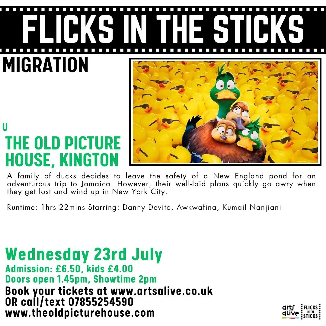 ☀️Family Friendly Matinees are back for the summer holidays! We’re hoping to get some new releases towards the end of the hols (we have to wait for the licenses to become available!)☀️