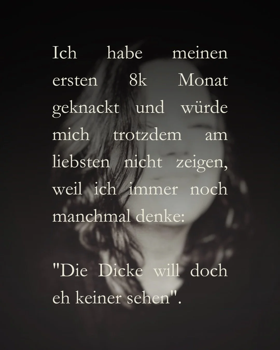 Dieser Post kostet mich &Uuml;berwindung. Sehr viel &Uuml;berwindung. Aber ich habe eine Entscheidung getroffen und mache es trotzdem. 
.
Kennst du diese Gedanken auch? Und wie gehst du damit um, wenn es um deine Sichtbarkeit geht?
.
.
#selbstst&auml