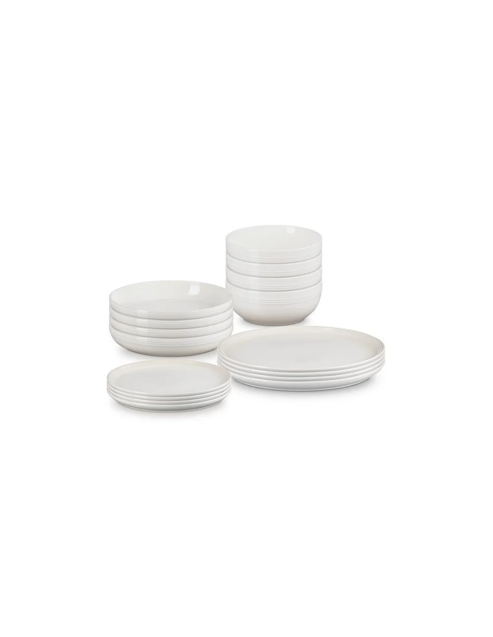 LE CREUSET COUPE DINNERSET