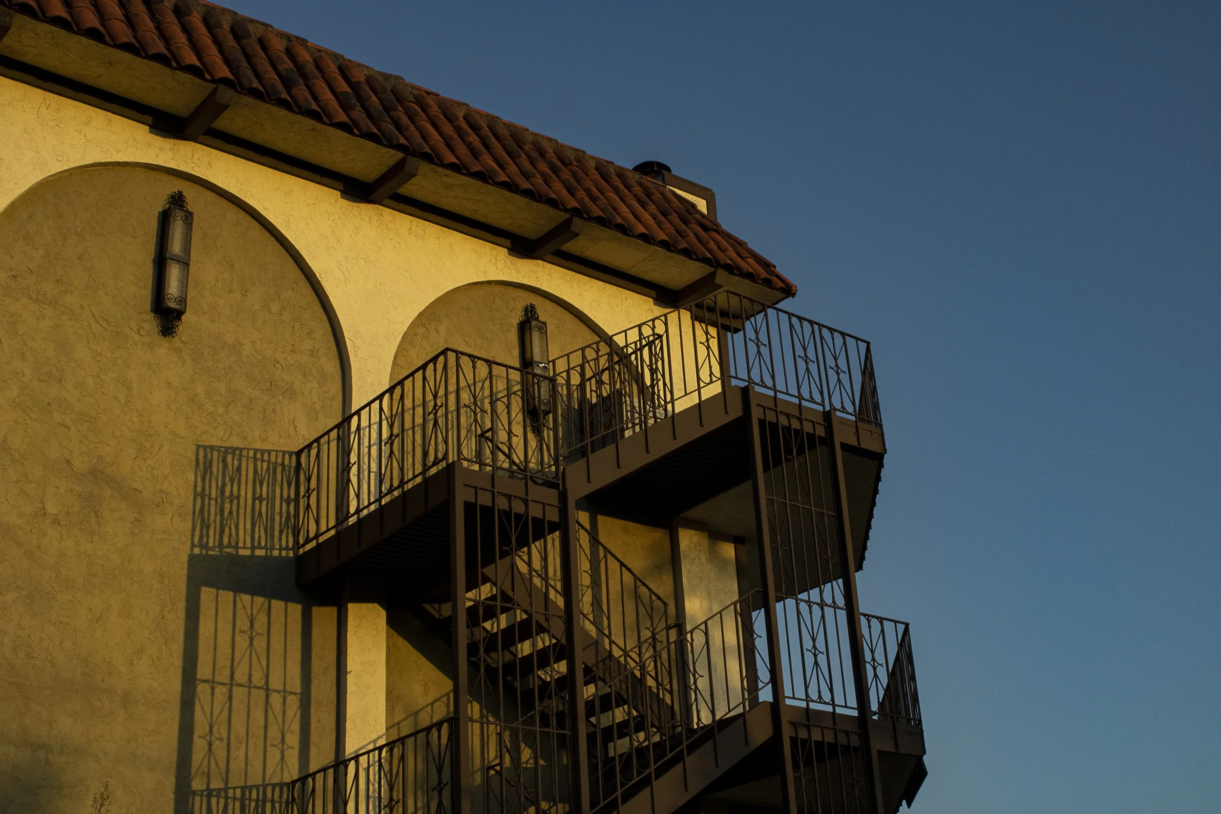 Shadows in the Evening. 