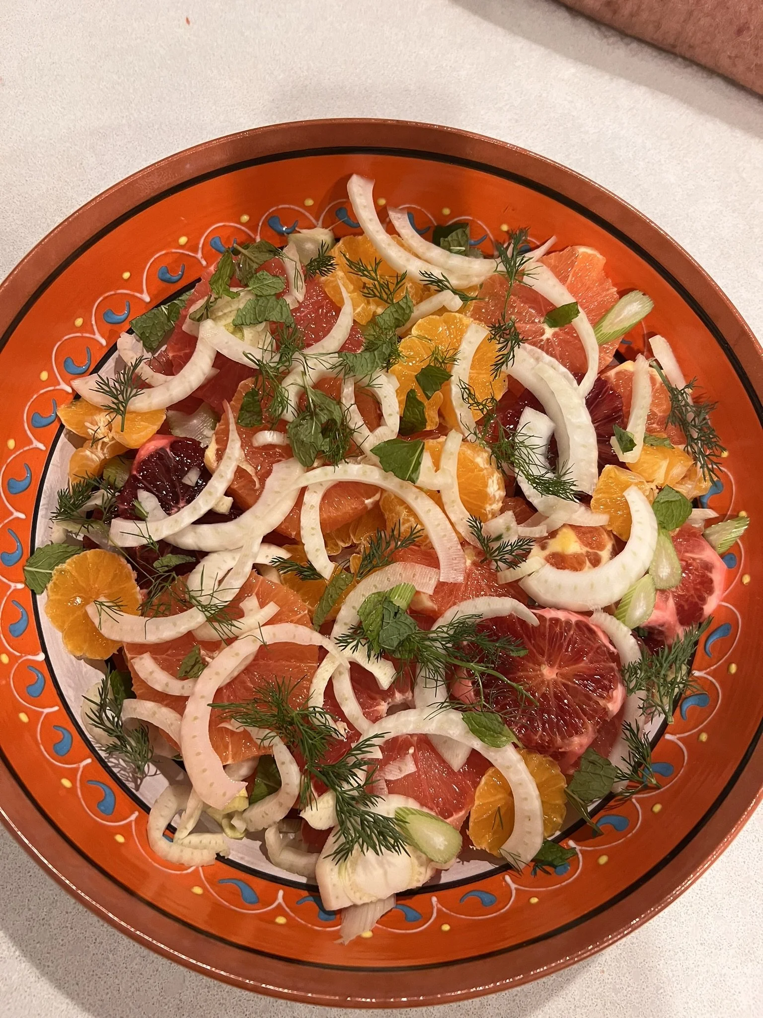 Ensalada de Cítricos, Hinojo y Aguacate