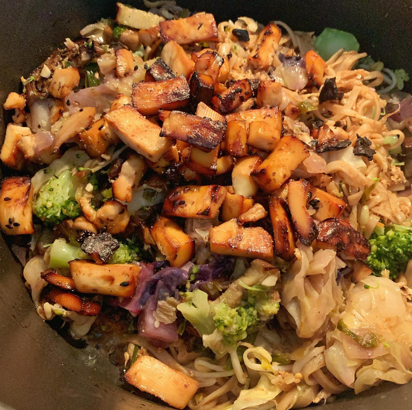 Pad Thai de Tofu y Brócoli