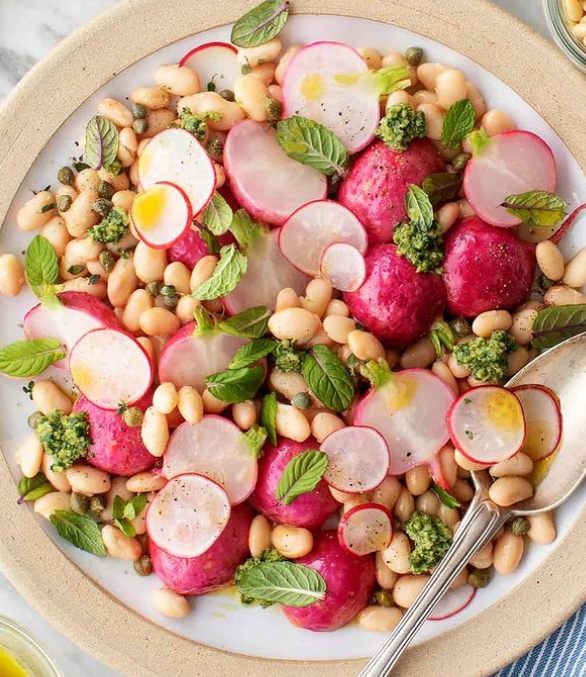 Ensalada de Rábanos con Pesto