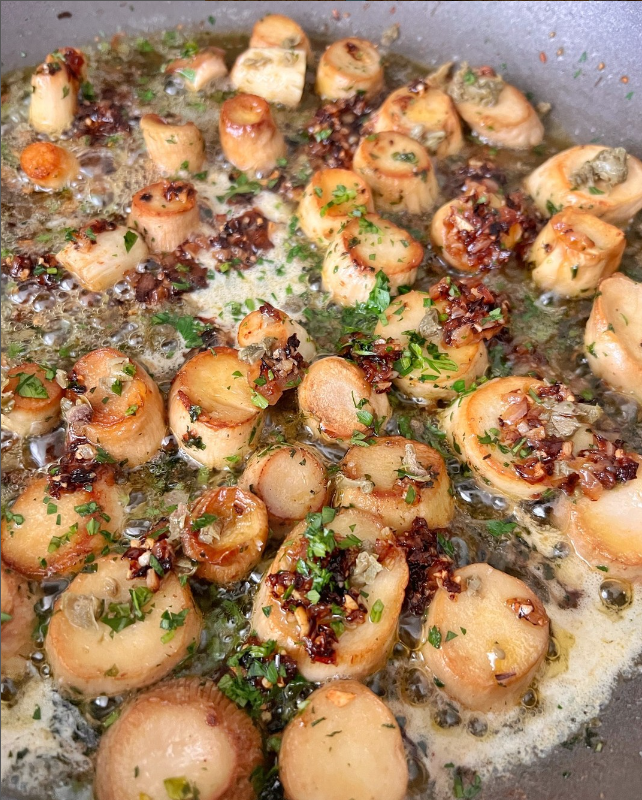 “Scallops” de Hongo King Oyster