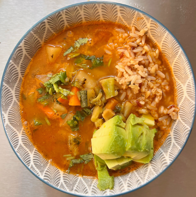 Sopa de Verduras “Con Cualquier Vegetal que tengas en tu Refri”