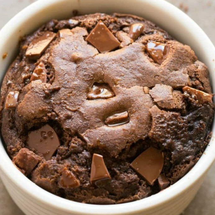 Brownie en Taza