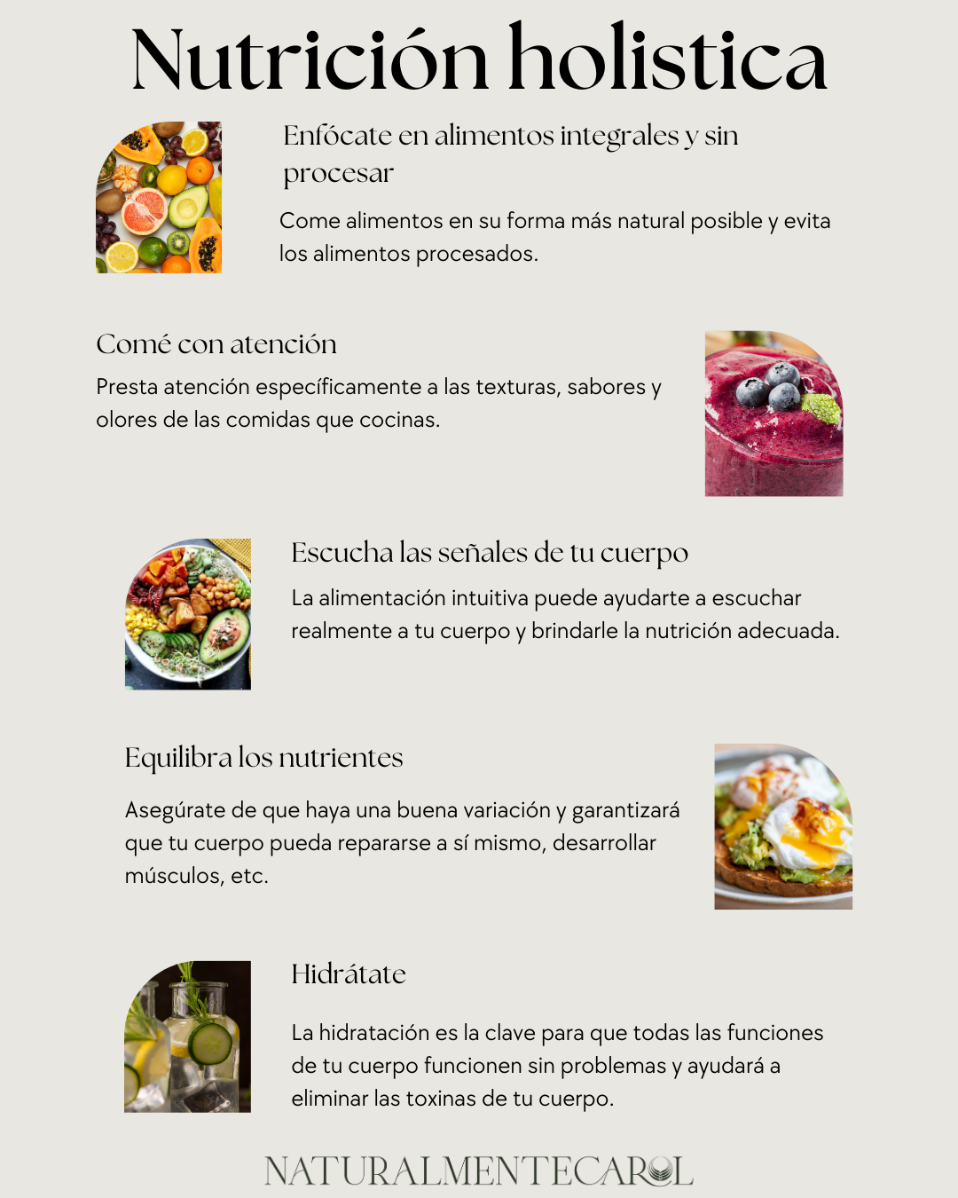 Nutrición holística: el arte de nutrir tu cuerpo, mente y alma