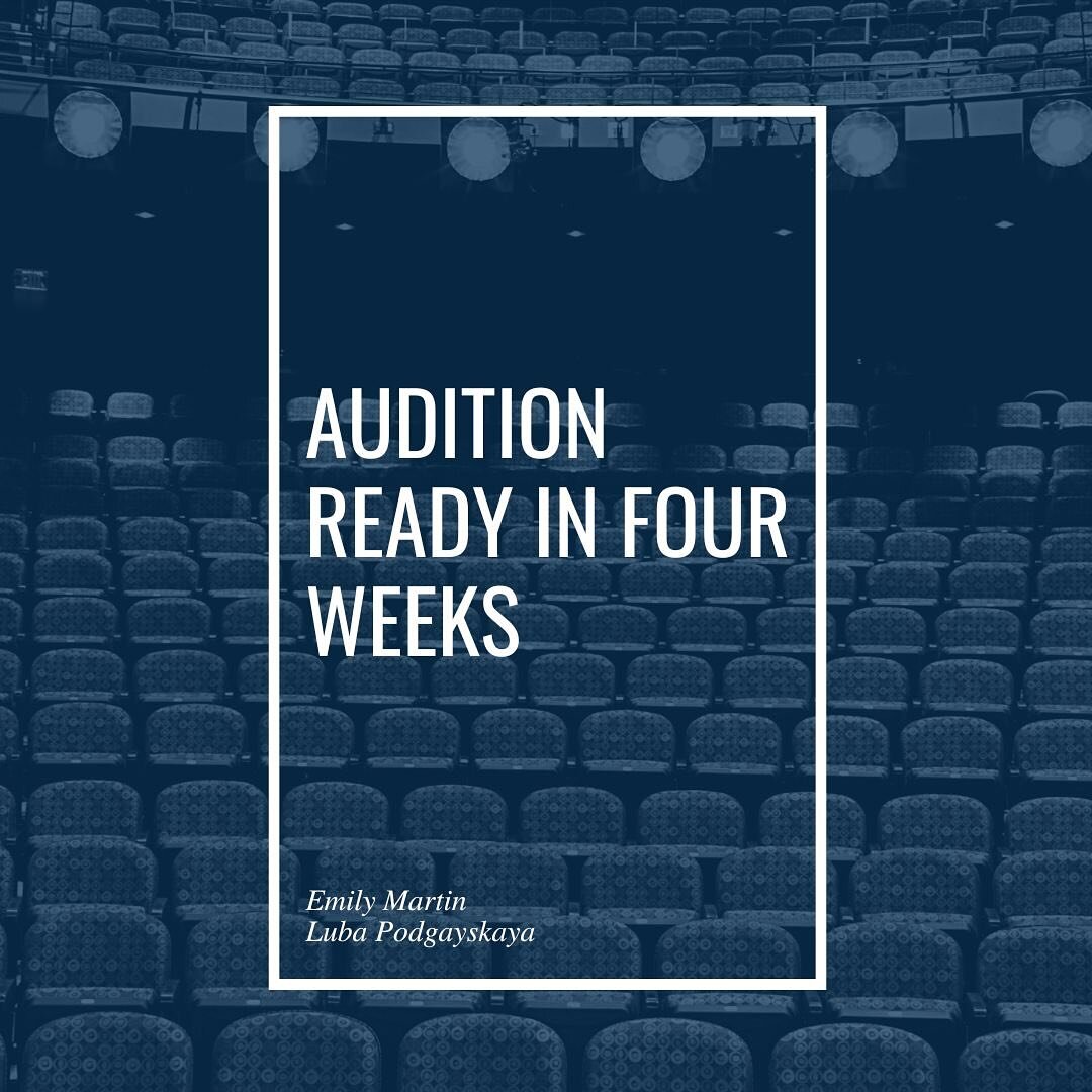 @lubapodgayskaya and I are putting together a program - 4 weeks over 3 months - to help singers put all the pieces together. 

Luba is a great collaborative pianist certified as a counselor and passionate about working on emotional challenges around 