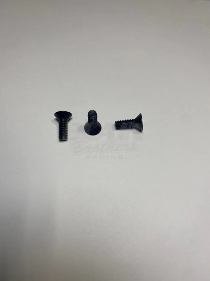 Black Anodized Aluminum 8-32x 1/2 Flat Head Screw