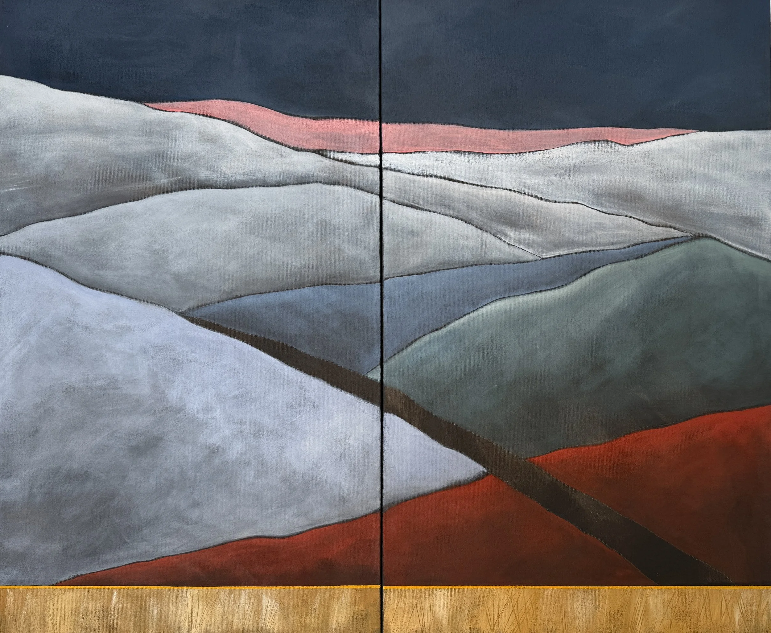 SOLD Last Days of Summer 36in X 36in