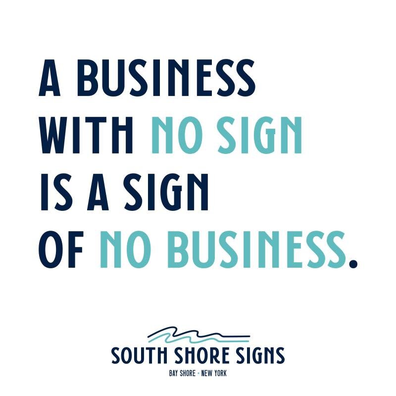 Let us fix that - call South Shore Signs today!

#longislandsmallbusiness #signage #localbusiness
