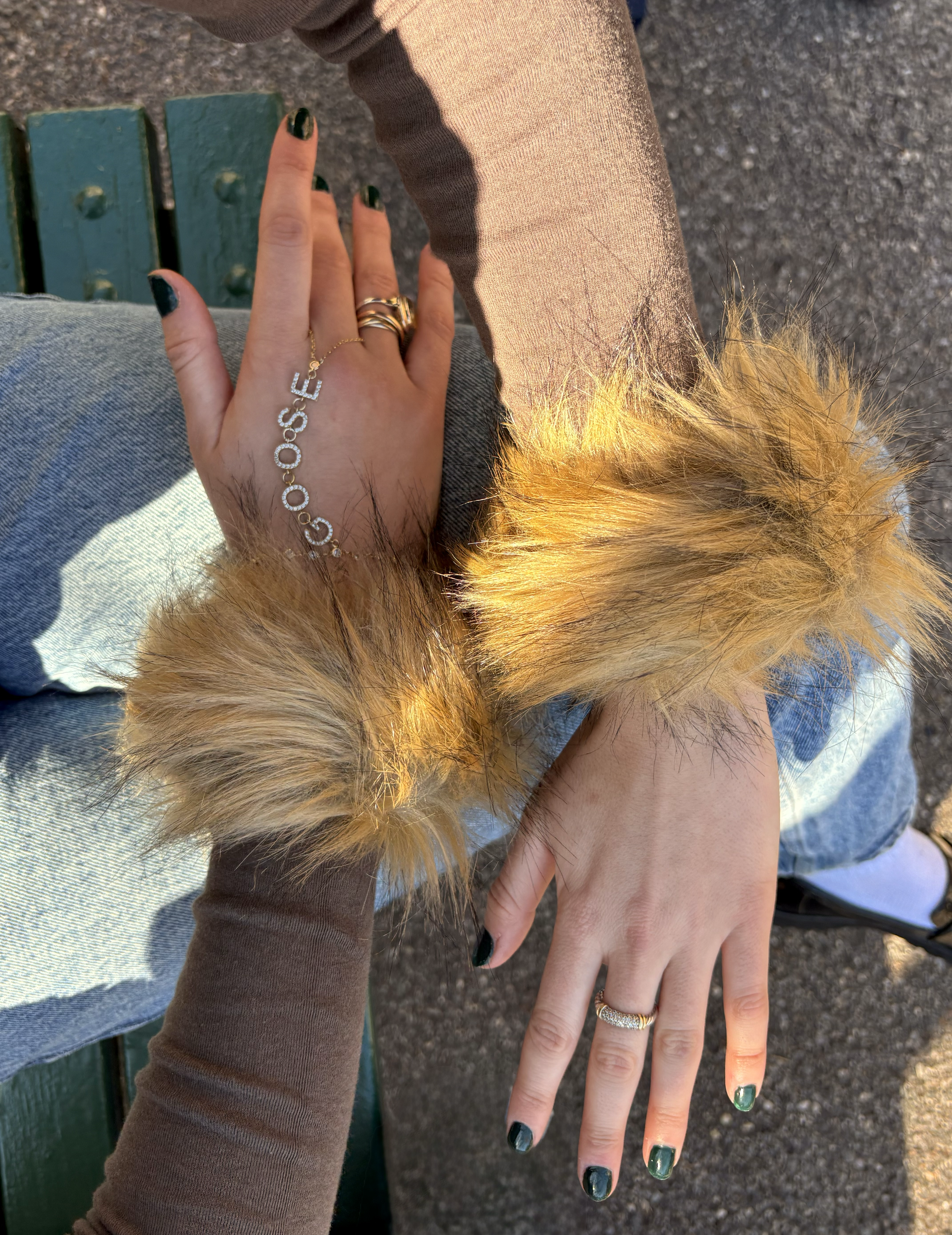 Honey Fur Cuff