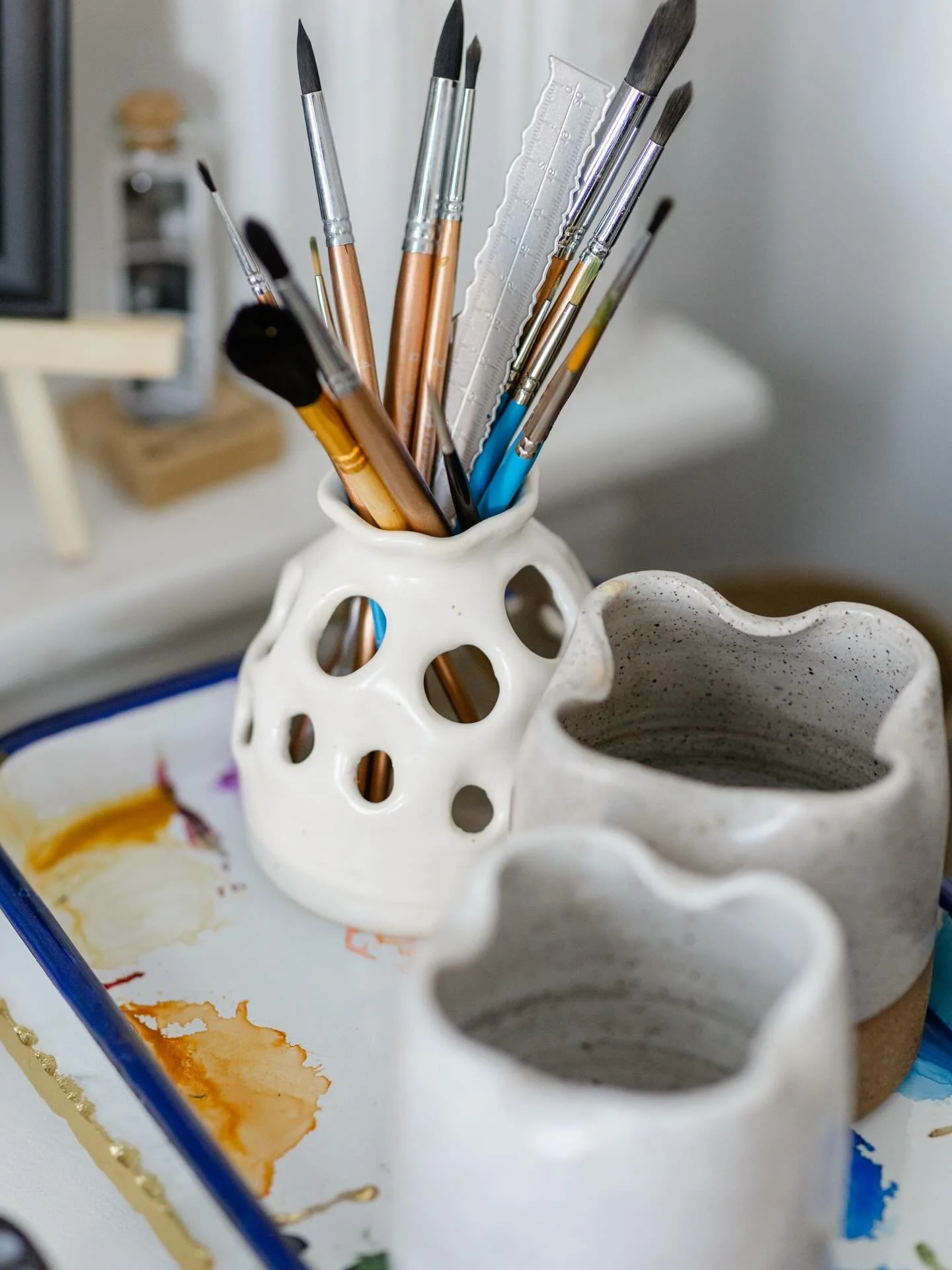 One thing I value deeply: Thoughtful work doesn&rsquo;t need to be rushed to be meaningful. 

#studiolifestyle #creativeprocess