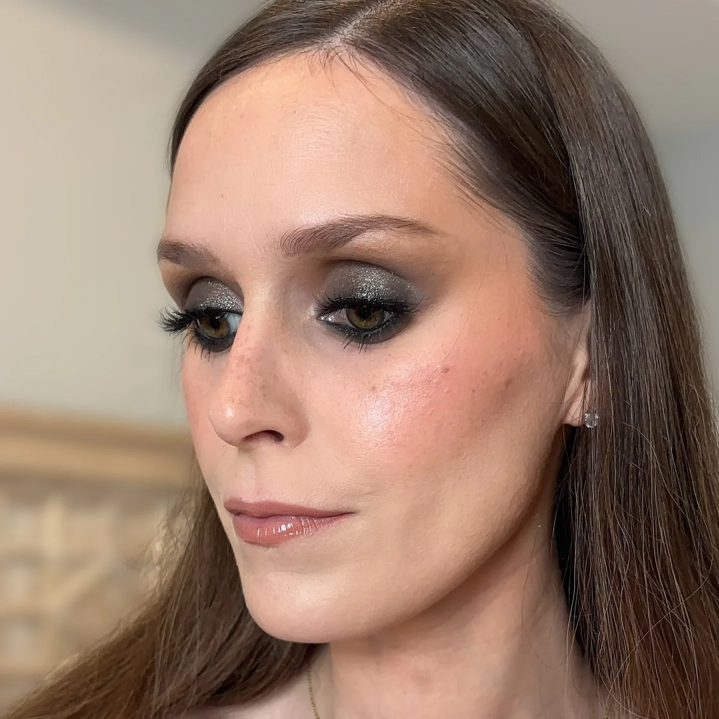 I&rsquo;m always studying to bring the best to my clients. Right now I&rsquo;m taking a new makeup certification and since I didn&rsquo;t have a model, I had to practice on myself. 

If you know me, you know I don&rsquo;t wear a lot of makeup and if 
