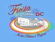 Fiesta DC logo with text 'In the Nation's Capital' and a stylized white building against a blue background.