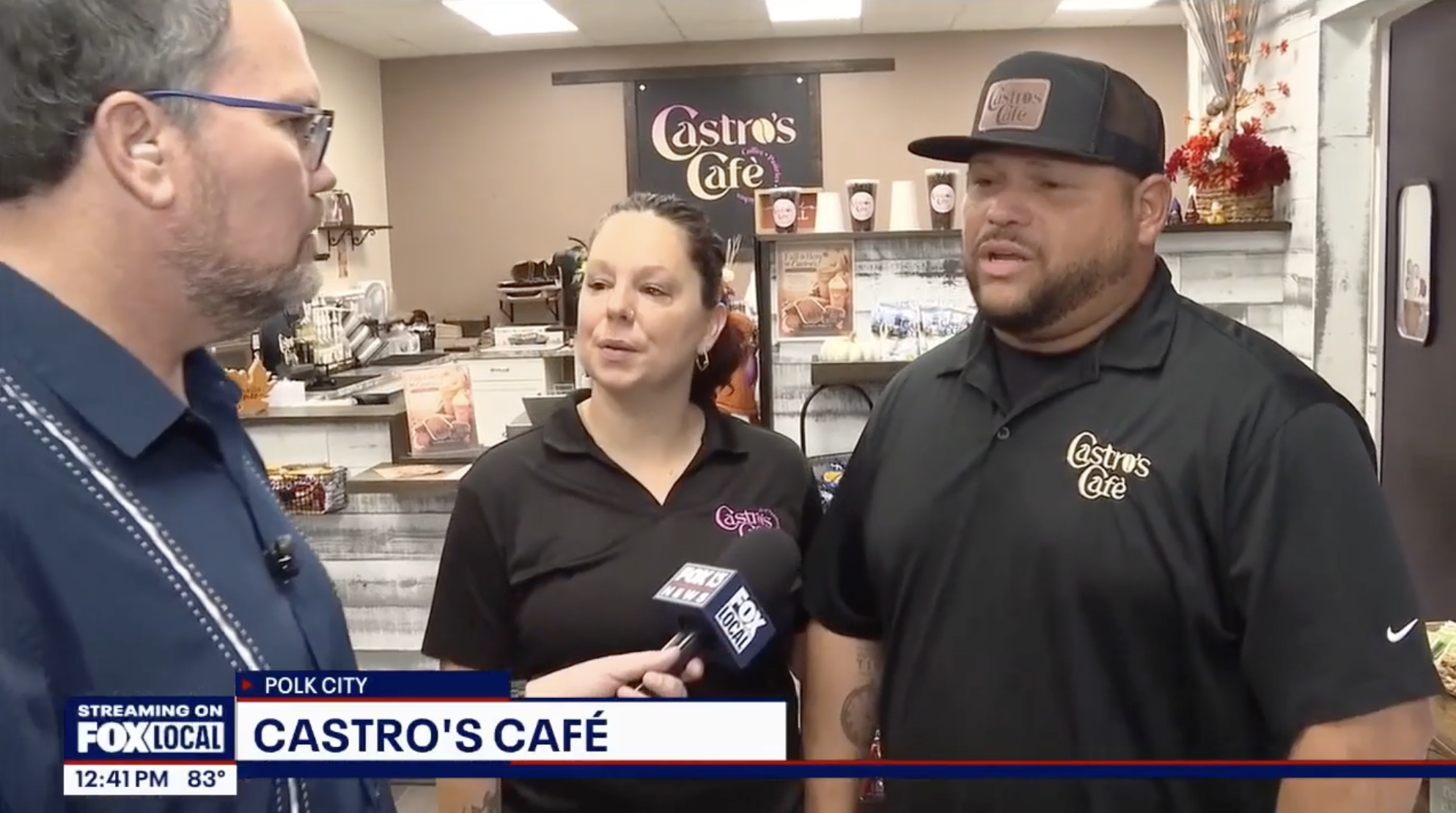 Castro's Cafe on FOX13 Tampa Bay