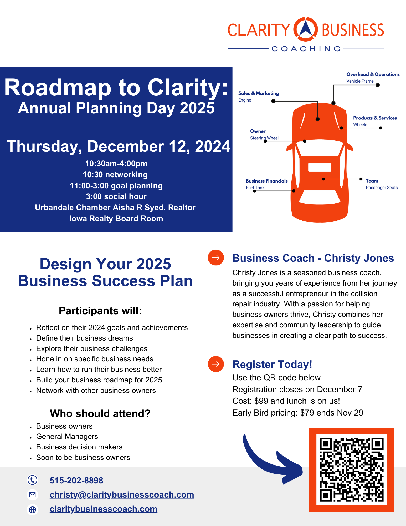 Annual Planning Day 2025 | Clarity Business Coaching