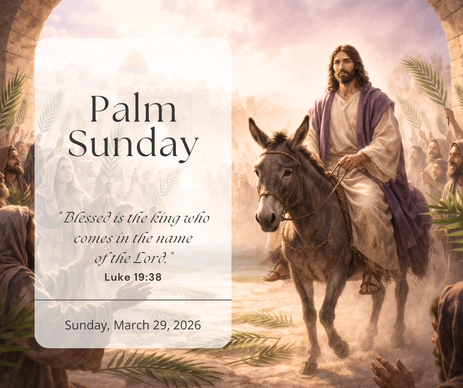 From Hosanna to the Cross: Entering Holy Week with Jesus