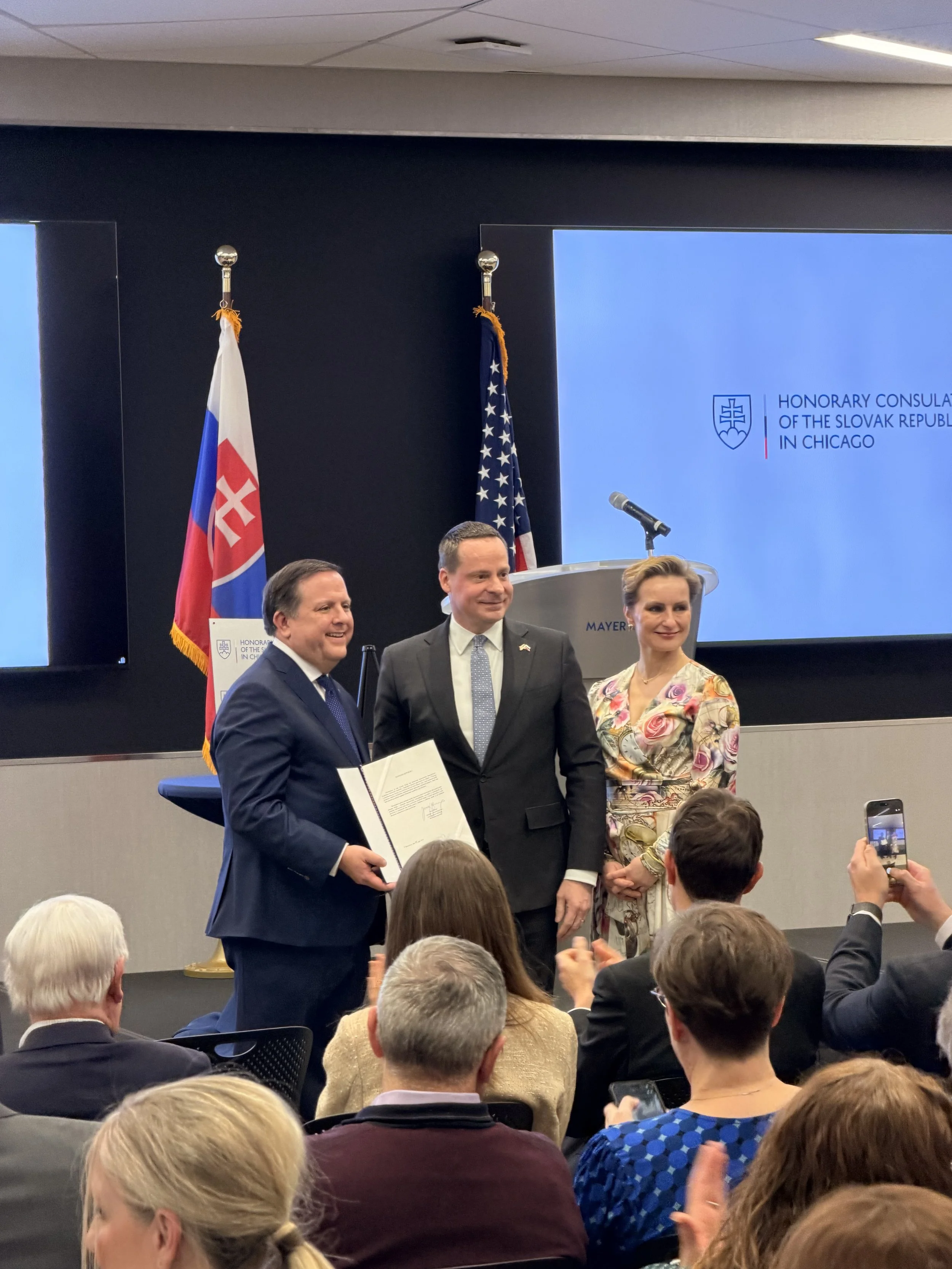Installation of New Slovak Honorary Consul General