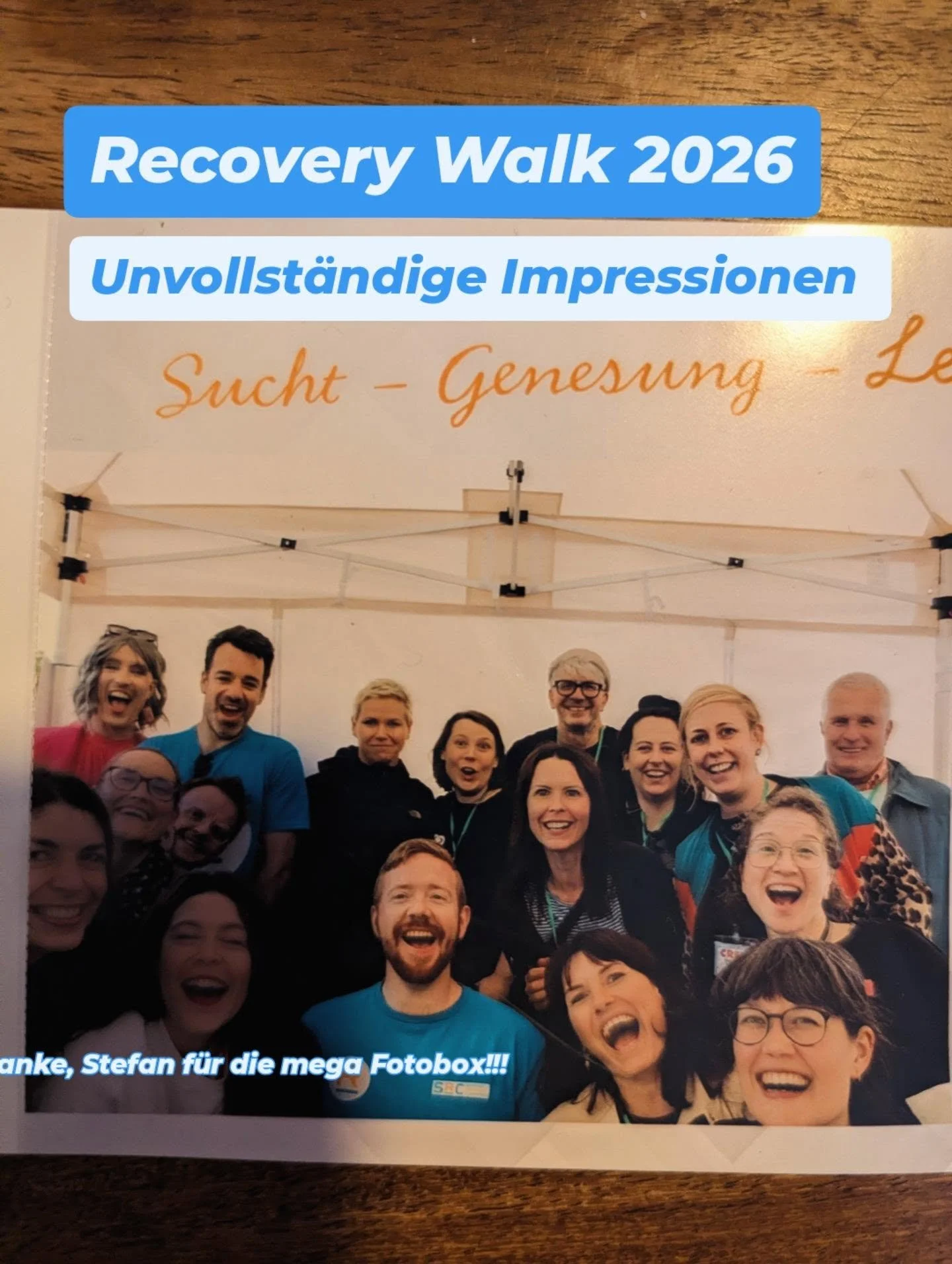 Es ist relativ schwierig, einen Post &uuml;ber den Recovery Walk zu machen, in dem alles vorkommt. Deshalb sind hier ein paar ungeordnete Impressionen.

Ich bin immer noch bewegt, erf&uuml;llt und leer zugleich. Auch im zweiten Jahr haben wir es gesc