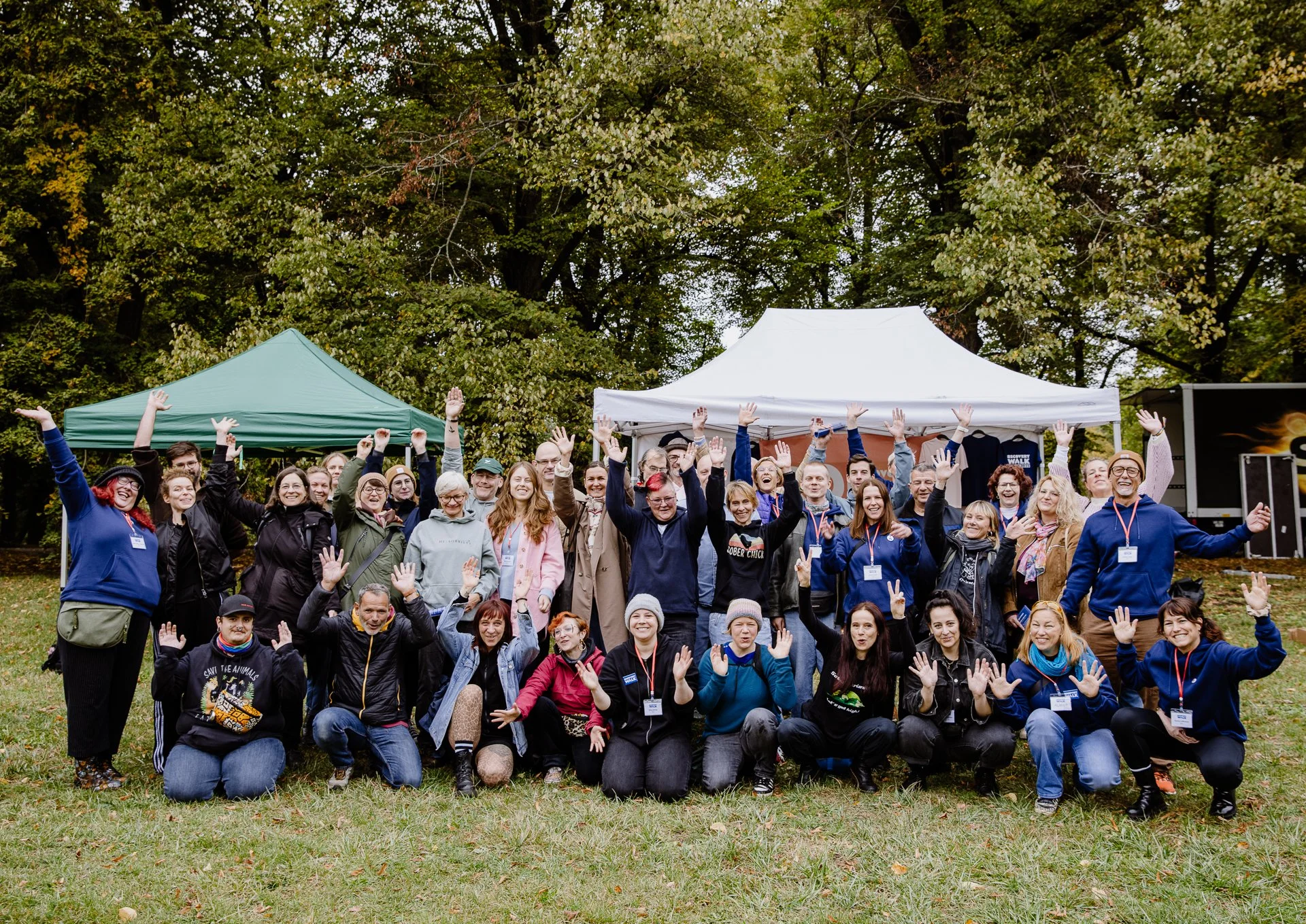 Neben dem 20-köpfigen Team, gab es 60 weitere Helfer:innen an dem Tag 
Foto: Simona Bednarek