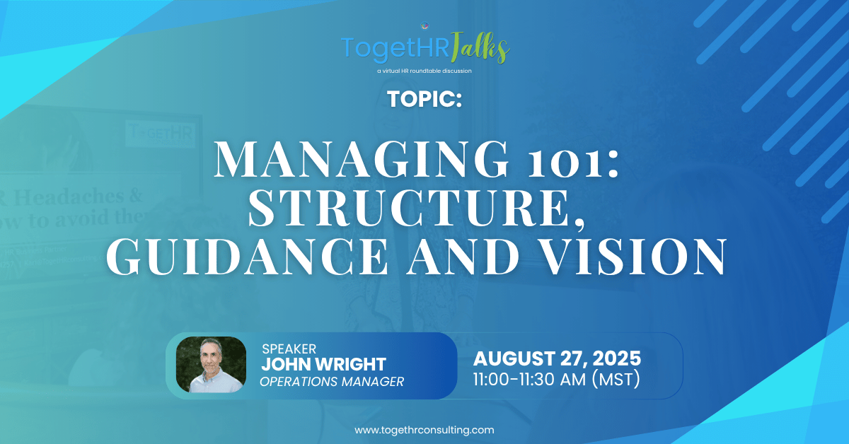 Managing 101: Structure, Guidance and Vision