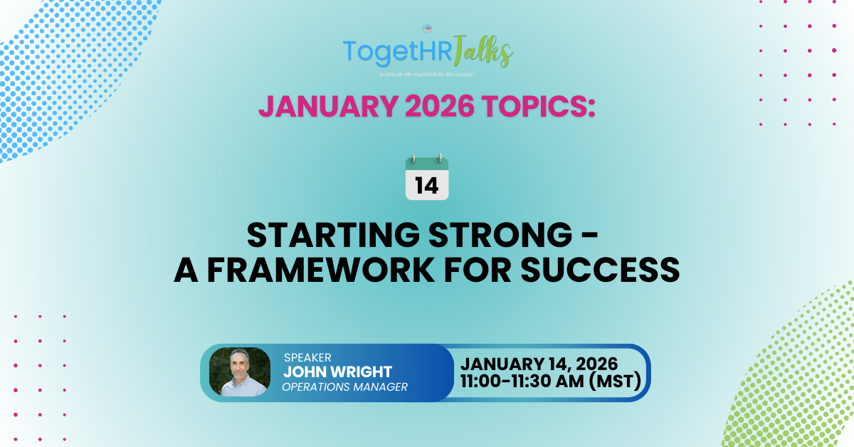 Starting Strong - A Framework for Success