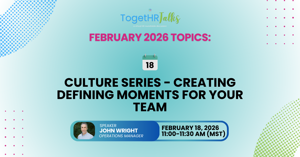 Culture Series - Creating Defining Moments For Your Team