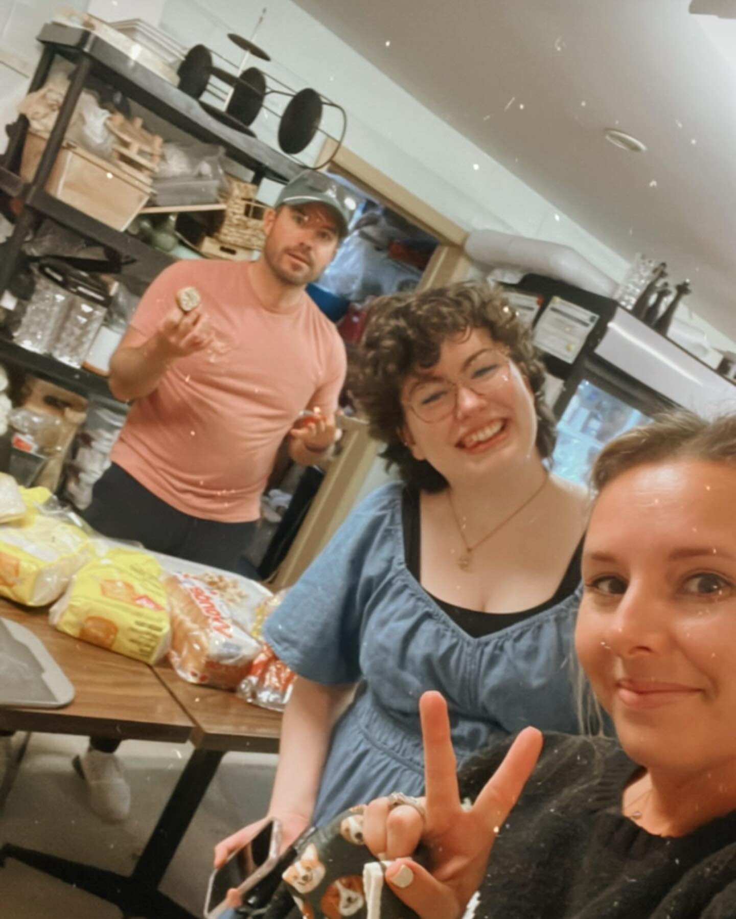 To these awesome people @duke_manley @iamsarrahp Kira (i hope i spelt that right!), you all were amazing today!

You helped us immensely with prep for the meal. We all enjoyed ourselves so much. Your kindness and compassion towards the project was no
