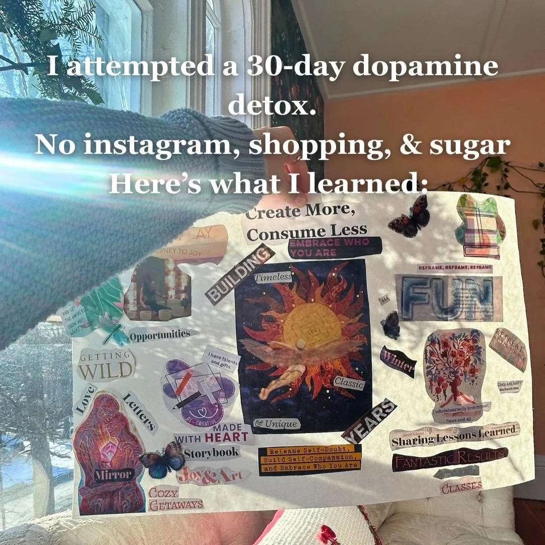 The effects of this &lsquo;detox&rsquo; continue to make shape, so much so this almost feels pre-mature. 

I wanted to share, reflect, and maybe even inspire without having it be perfect. 

At the end of the day, this is an internal battle you can on