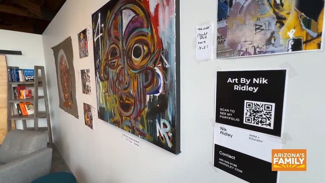 Good look @culturehubphx for highlighting the #art and @arizonasfamily for the wonderful #blackhistorymonth expose.