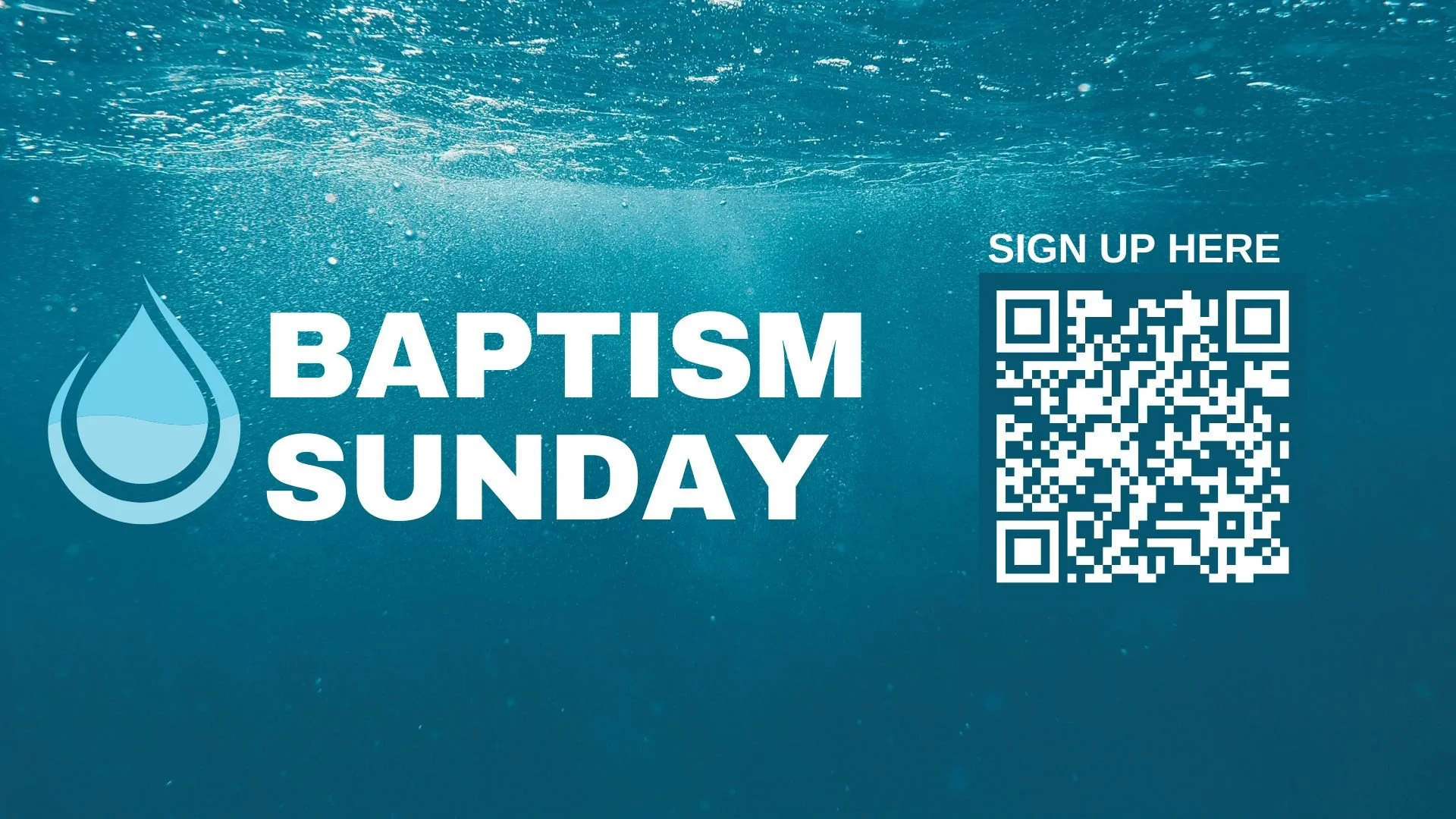 Baptism Sunday