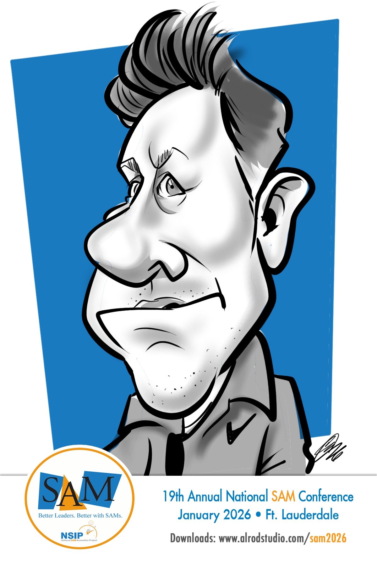Ft. Lauderdale Florida Digital Caricature Artists