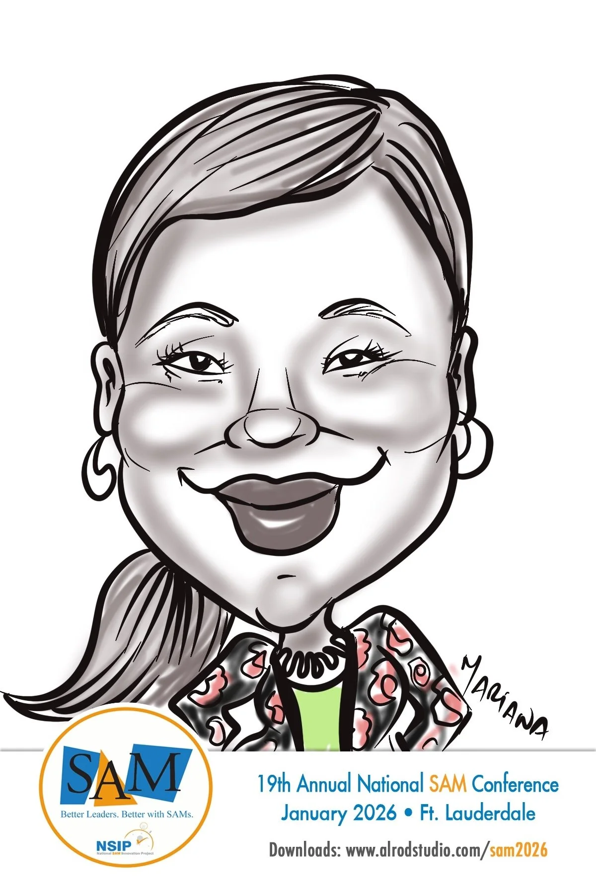 Ft. Lauderdale Florida Digital Caricature Artists