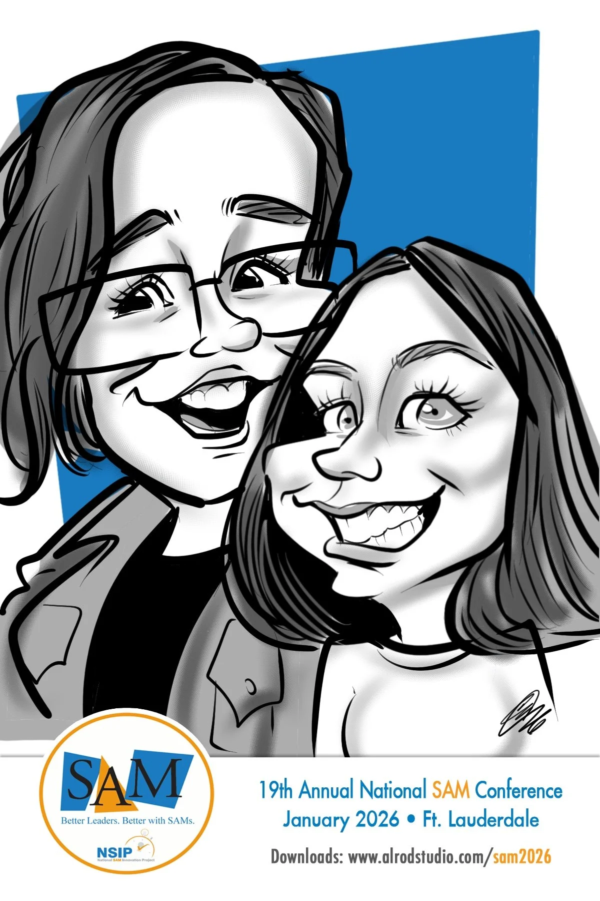 Ft. Lauderdale Florida Digital Caricature Artists