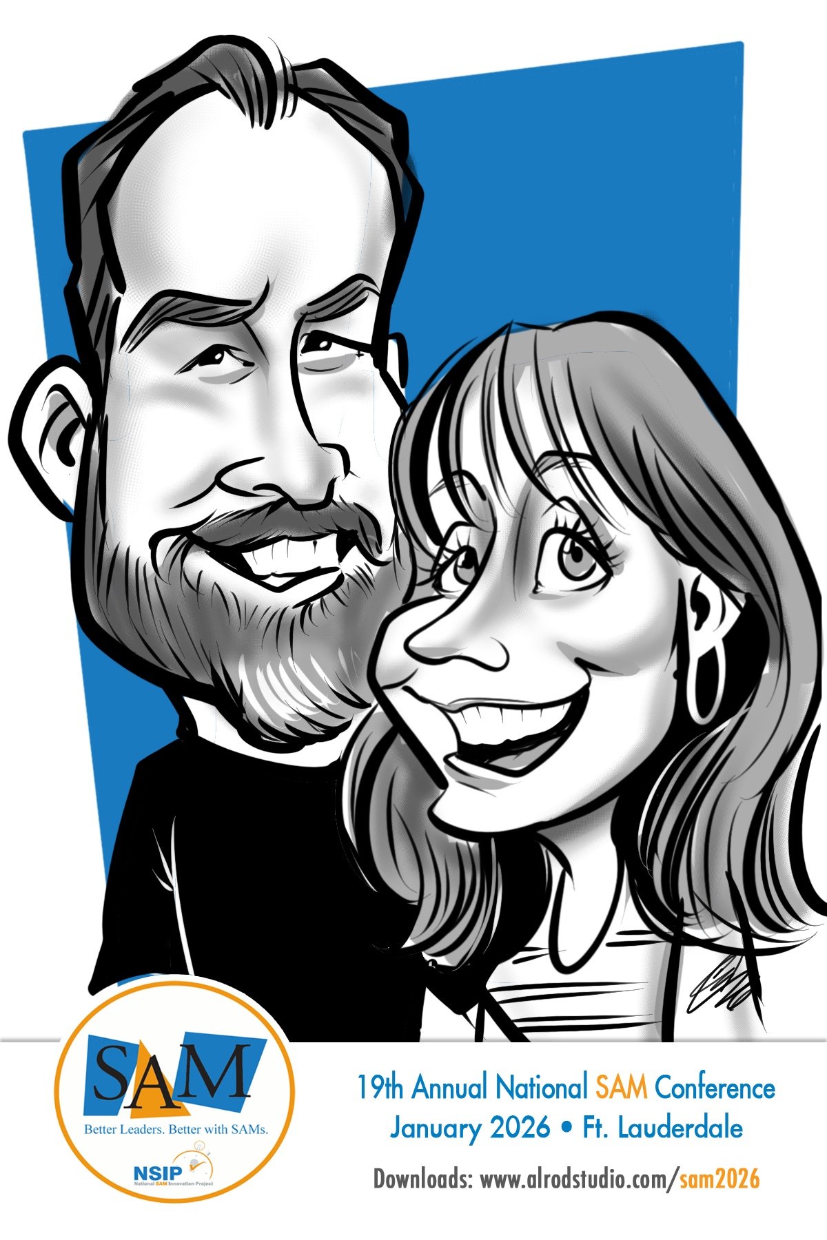 Ft. Lauderdale Florida Digital Caricature Artists